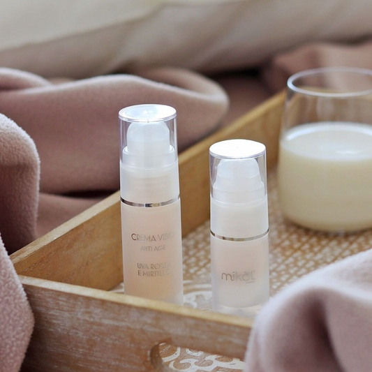 TRATTAMENTO ANTIAGE LIGHT | Kit Starter Combo Antiage | 1 Crema Viso idratante antirughe + 1 contorno occhi labbra antirughe delicato | Un primo approccio light per iniziare a prevenire e contrastare i primi segni del tempo con  prodotti essenziali per proteggere e mantenere la pelle del viso giovane ed elastica!