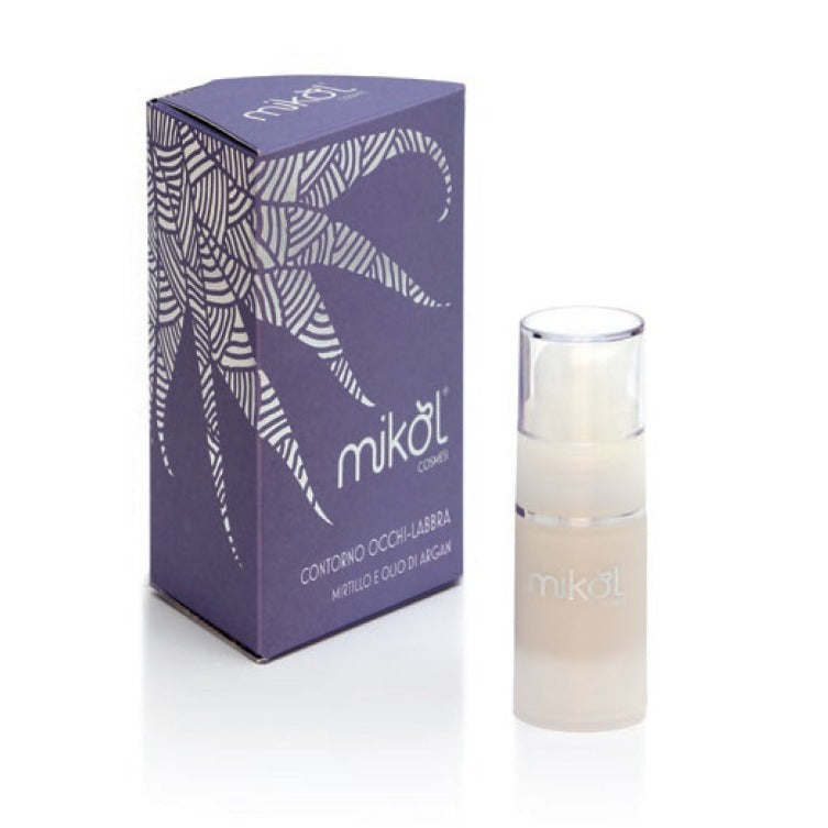 CONTORNO OCCHI-LABBRA - con estratto di mirtillo nero e olio di argan concentrato - Formato 15ml - Flacone Airless - full size