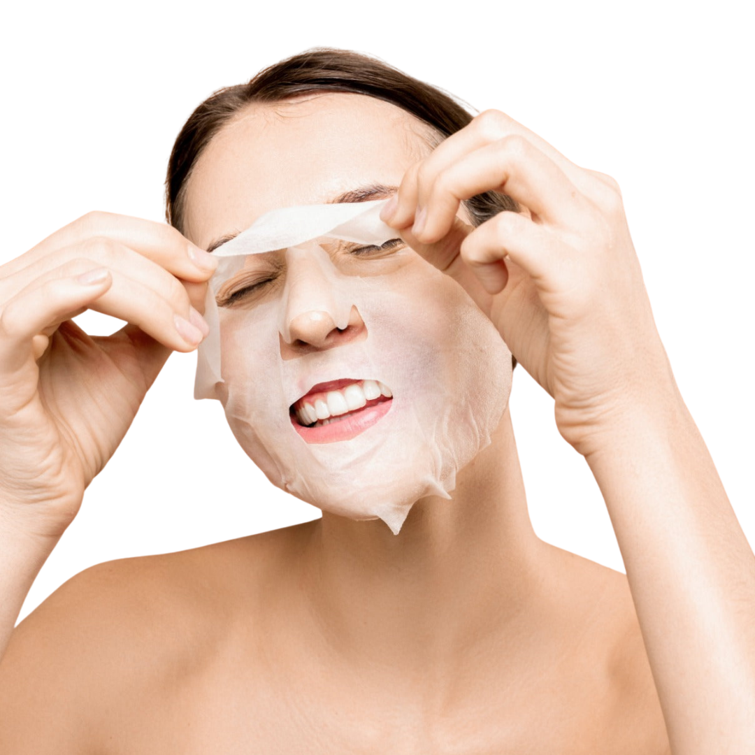 Maschera in fibra naturale all'acido ialuronico | Maschera in tessuto | Maschera Cotone di Bamboo | Maschera monouso | Applicazione 10-15 minuti | EFFETTO RILASSANTE E ANTI AGE - L'azione idratante dell'acido jaluronico dona al viso un aspetto rilassato, liscio e luminoso.
